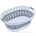 Collapsible Laundry Basket plastic Carrying Round Bucket